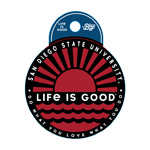 Life Is Good Sunset Decal San Diego State University