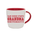 San Diego State University Grandma Red Handle Mug