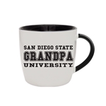 San Diego State University Grandpa Black Handle Mug