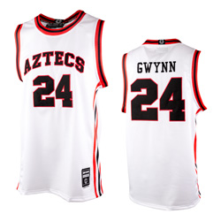 Tony Gwynn #24 Replica Basketball Jersey - White