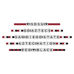 SDSU Stack of 5 Friendship Bracelets