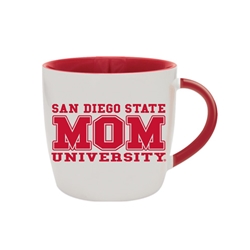 San Diego State University Mom Red Handle Mug