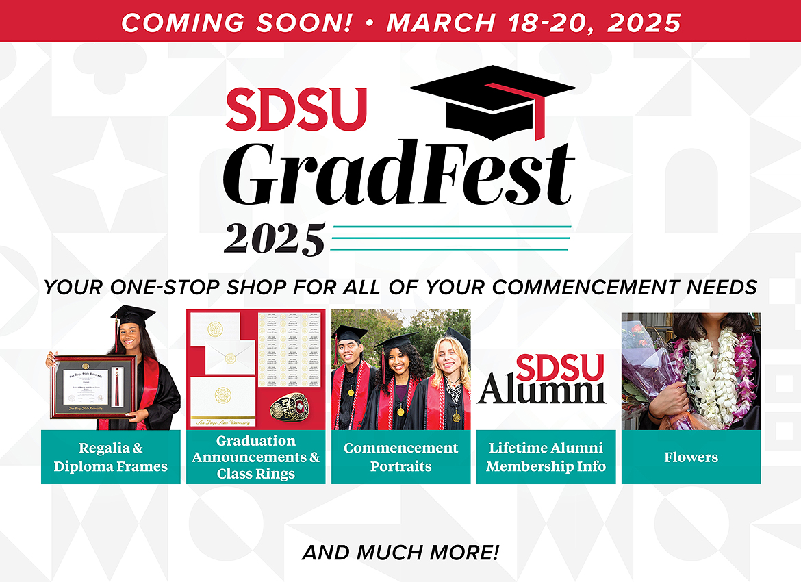 Coming Soon! GradFest March 18-20 2025, Your One Stop Shop for All Your Commencement Needs
