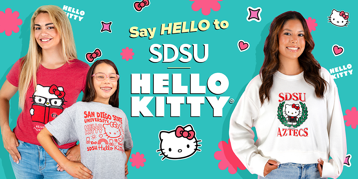 Say HELLO to SDSU Hello Kitty