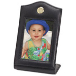 3.5 x 4.5 photo Leather Picture Frame 11X-G