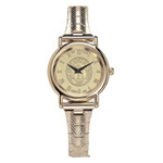 Ladies Wristwatch - 18K Gold Plated Band. Swiss Movt. 21AG-G