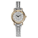 Ladies Wristwatch - Silver Plated Band. Swiss Movt. 21AS-S