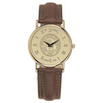 Mens Wristwatch - Leather Band. Swiss Movt. 35C-G