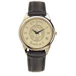 Mens Wristwatch - Leather Band. Swiss Movt. 36G-G