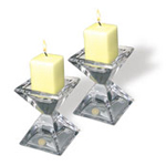 Set of two Toscana Candle Holders C801-G