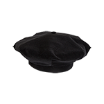 Doctoral Tam Hat-Black