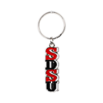 SDSU Campus Keytag-Red/Black