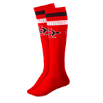 SD Spear Tube Socks-red
