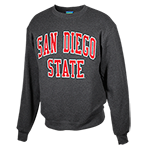 San Diego State Classic Crew - Graphite