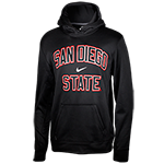 Nike San Diego State Therma Fit Sweatshirt-Black