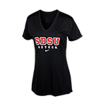 Nike Women's SDSU Aztecs Tee-Gray