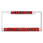 Aztecs License Plate Frame-Chrome