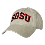 Arched SDSU Cap-Beige