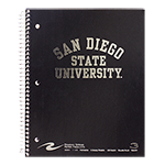 San Diego State University 3-Subject Notebook