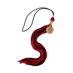 SDSU Red & Black Medallion Tassel