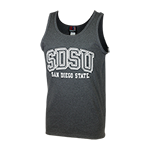 SDSU San Diego State Tank- Charcoal