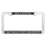 Alumni Pewter License Plate Frame-Pewter