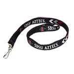 SDSU Aztecs Chevron Lanyard-Black