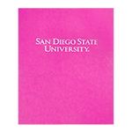San Diego State University Folder - Pink