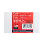 Plain Index Cards