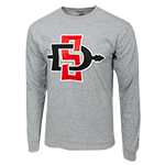 SD Spear Long Sleeve Tee-Gray