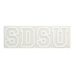 SDSU Decal-White