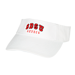 SDSU Aztecs Visor-White