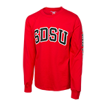 Youth SDSU Long Sleeve Tee - Red