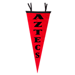 Aztecs Pennant-Red