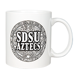 SDSU Aztecs Mug-White