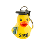 SDSU Grad Rubber Duck Keytag-Yellow