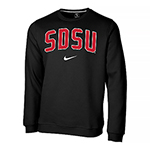 Nike SDSU Crew Sweatshirt - Black