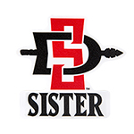 SD Spear Sister Decal-Red/Black