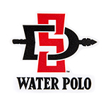 SD Spear Water Polo Decal - Red/Black