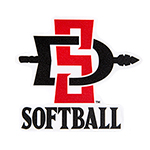 SD Spear Softball Decal-Red/Black