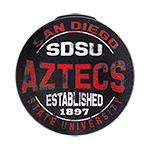 SDSU Aztecs Est. 1897 Decal-Red/Black