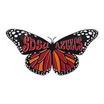 SDSU Aztecs Butterfly Decal