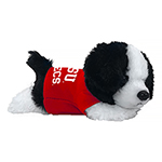 SDSU Aztecs Black and White Plush Dog