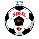 SDSU Soccer Icon Decal