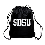 SDSU Drawstring Backpack - Black