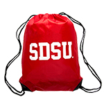 SDSU Drawstring Backpack - Red