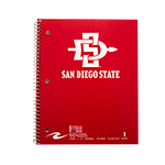 SD Spear 1-Subject Notebook - Red