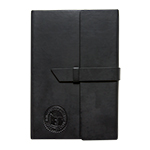 University Seal Notebook - Black