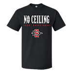 No Ceiling SDSU Basketball Tee - Black