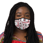 San Diego State Face Covering - White M/L